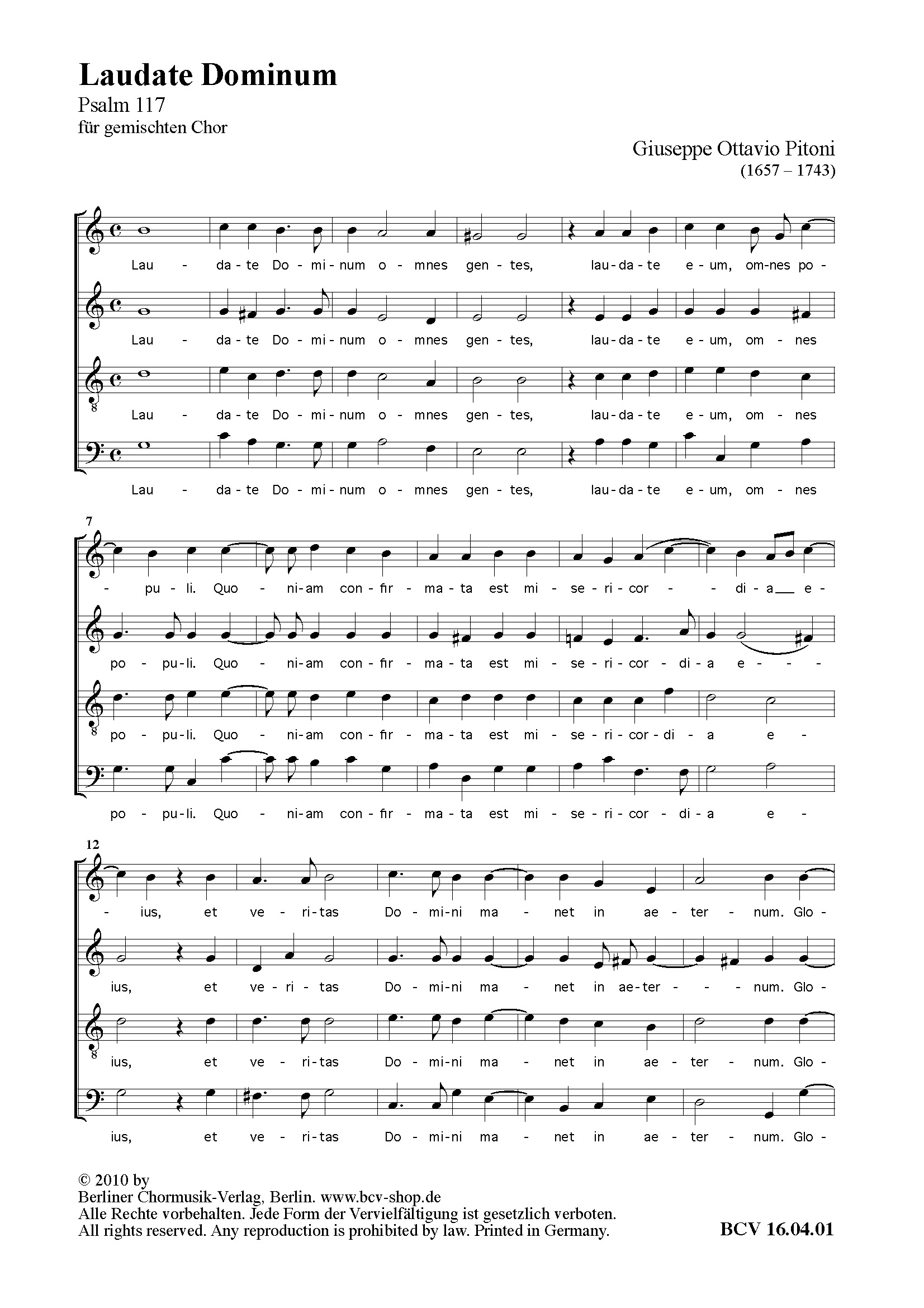 Laudate Dominum - Edition Sonat-Verlag